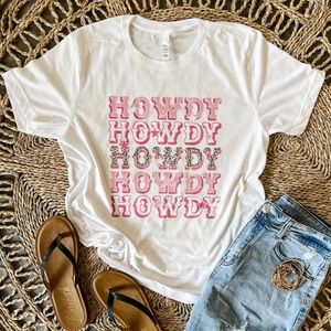 Stacked Howdy Tee